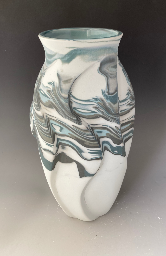 Medium Carved Vase #3316