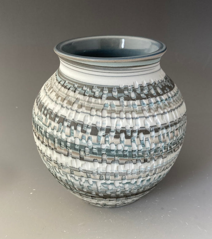 Small Carved Pebble Sphere #3294