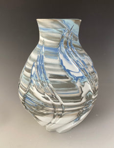 Medium Carved Sphere Vase #3084