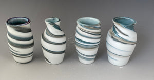 Mini Vases with teal