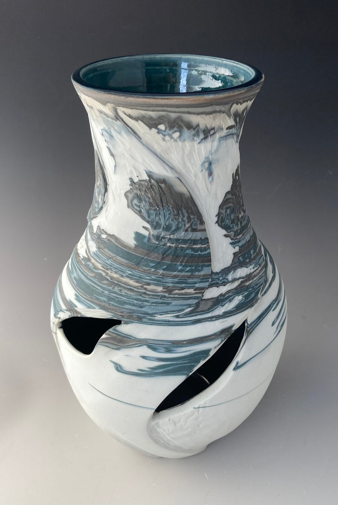 Medium Carved Vase #2996