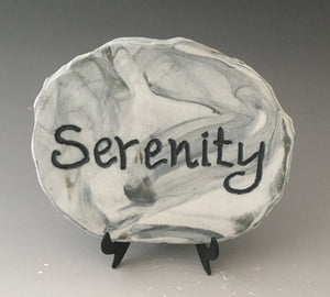 Serenity - inspirational plaque